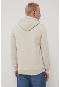 Jack & Jones bluza męska kolor zielony z kapturem z nadrukiem. Typ kołnierza: kaptur. Kolor: zielony. Wzór: nadruk #5