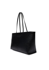 Tommy Jeans Torebka Tjw Must Tote AW0AW18455 Czarny. Kolor: czarny. Materiał: skórzane #5