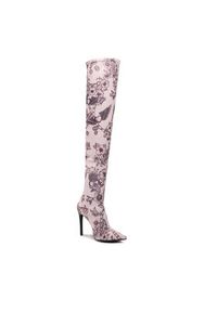 Pinko - PINKO Muszkieterki Laurence Stivale PE 23 BLKS1 100672 A0O9 Beżowy. Kolor: beżowy. Materiał: materiał #4
