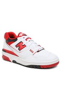 New Balance Sneakersy BB550SE1 Biały. Kolor: biały. Materiał: skóra