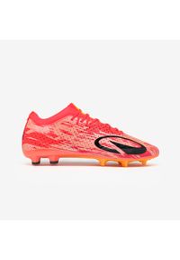 KIPSTA - Buty piłkarskie Kipsta CLR 7 Elite FG Griezmann. Kolor: czerwony, różowy, wielokolorowy. Materiał: zamsz, skóra, dzianina. Sport: piłka nożna