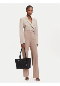 MICHAEL Michael Kors Torebka Quinn 30T5GQNT2L Czarny. Kolor: czarny. Materiał: skórzane #1