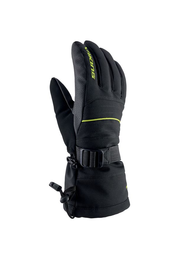 Rękawice zimowe męskie Viking Bormio Freeride. Kolor: czarny. Sezon: zima. Sport: narciarstwo