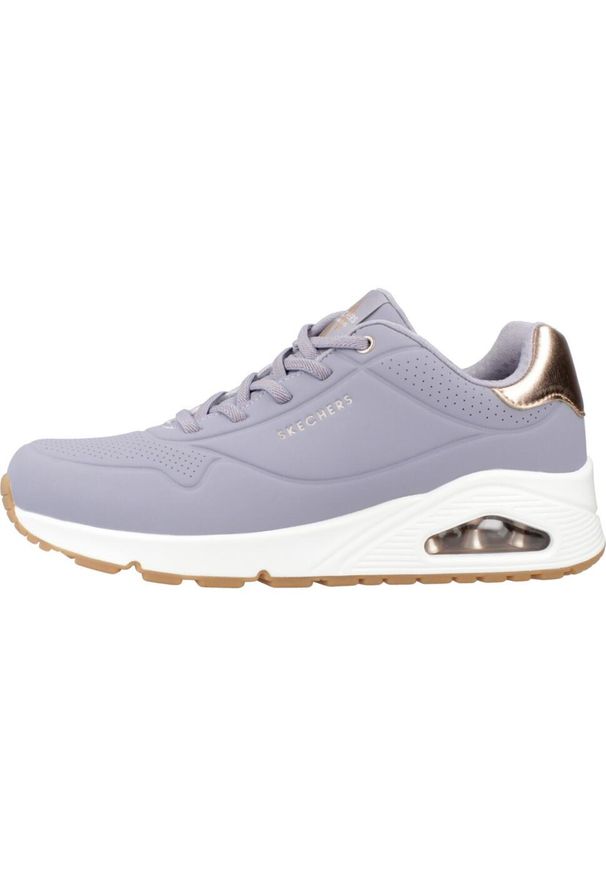 skechers - Tenisówki Skechers Model Shimmer Away Kolor Fioletowy. Zapięcie: bez zapięcia. Kolor: fioletowy. Materiał: syntetyk. Szerokość cholewki: normalna. Model: Skechers Sport. Sport: turystyka piesza