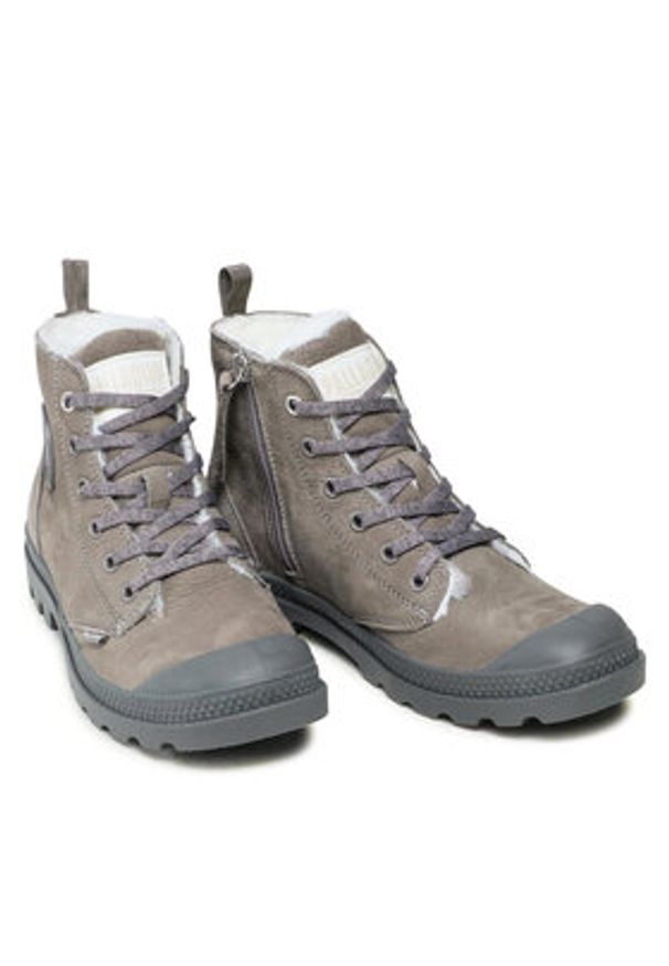 Palladium Trapery Pampa Hi Zip Wl 95982-055-M Szary. Kolor: szary. Materiał: skóra, nubuk
