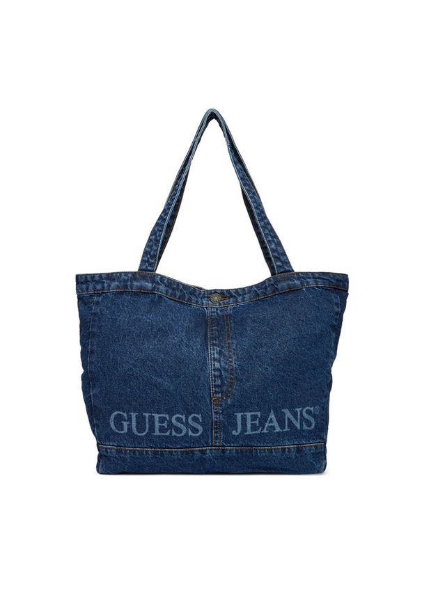 Torebka Guess Jeans. Kolor: niebieski