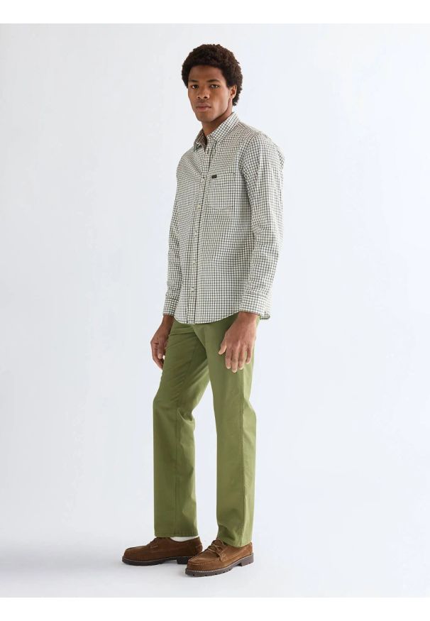 Wrangler - MESKA KOSZULA WRANGLER 1 PKT SHIRT DEEP DEPTHS 112378034