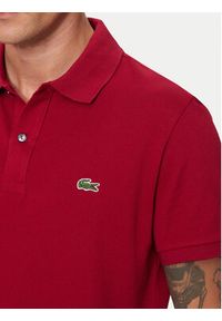 Lacoste Polo PH4012 Bordowy Slim Fit. Typ kołnierza: polo. Kolor: czerwony. Materiał: bawełna #3