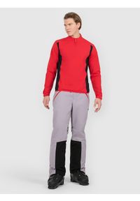 4f - 4F Bielizna termiczna ocieplana (góra) męska - czerwona XXL. Typ kołnierza: kołnierzyk stójkowy. Kolor: czerwony. Sezon: zima. Sport: turystyka piesza #2