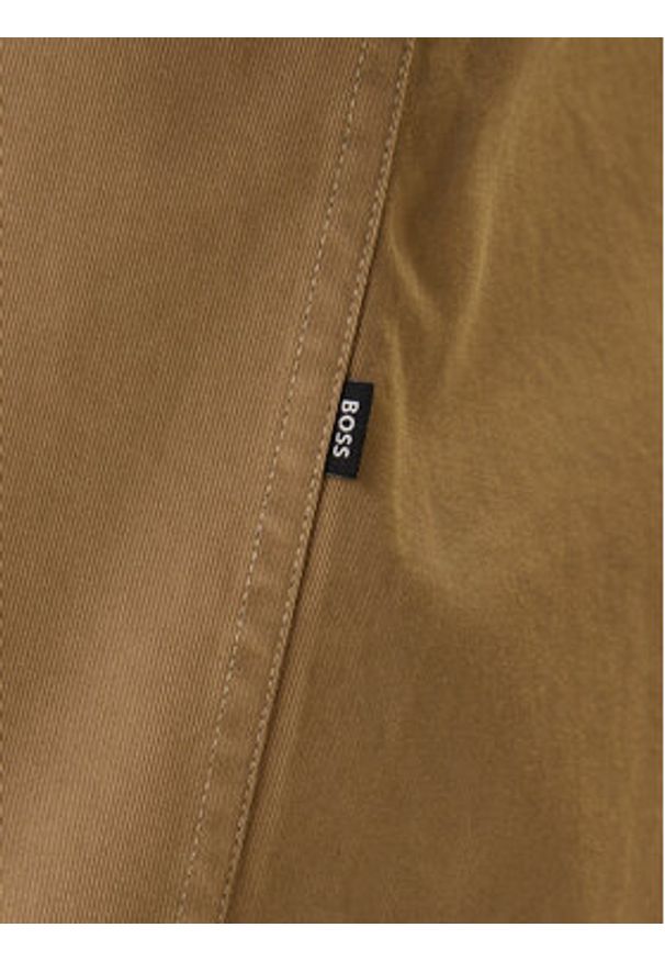 BOSS Koszula H-Owen 50556121 Khaki Relaxed Fit. Kolor: brązowy. Materiał: bawełna