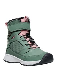 keen - Śniegowce dziecięce KEEN Skua Winter WP. Kolor: zielony