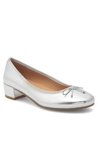 Jenny Fairy Baleriny WYL3680-1 Srebrny. Kolor: srebrny. Materiał: skóra #4