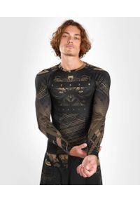 VENUM - Venum Rashguard Męski Gorilla Jungle Długi rękaw. Kolor: czarny. Długość rękawa: długi rękaw. Długość: długie