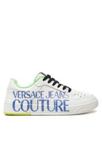 Versace Jeans Couture Sneakersy 76YA3SJ5 Biały. Kolor: biały. Materiał: skóra #1