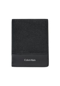 Calvin Klein Duży Portfel Męski Ck Must Bifold 10cc K50K512679 Czarny. Kolor: czarny. Materiał: skóra