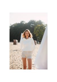 MOONHOLI - Bluza do jogi Moonholi Ivy Hoodie z kapturem. Typ kołnierza: kaptur. Kolor: beżowy. Sport: joga i pilates #1