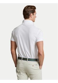 Polo Ralph Lauren Polo 710713130003 Biały Custom Slim Fit. Typ kołnierza: polo. Kolor: biały. Materiał: bawełna #4