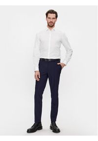 Calvin Klein Koszula K10K112744 Biały Slim Fit. Kolor: biały. Materiał: bawełna #5