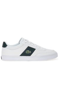 Buty Lacoste Court Master Pro 1232 SMA 745SMA0121-1R5 - białe. Okazja: na co dzień. Kolor: biały. Materiał: skóra, syntetyk. Szerokość cholewki: normalna