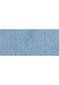 TOP SECRET - Denimowa bluzka z bufiastymi rękawami. Okazja: do pracy, na co dzień. Kolor: niebieski. Materiał: materiał. Sezon: jesień. Styl: casual #2