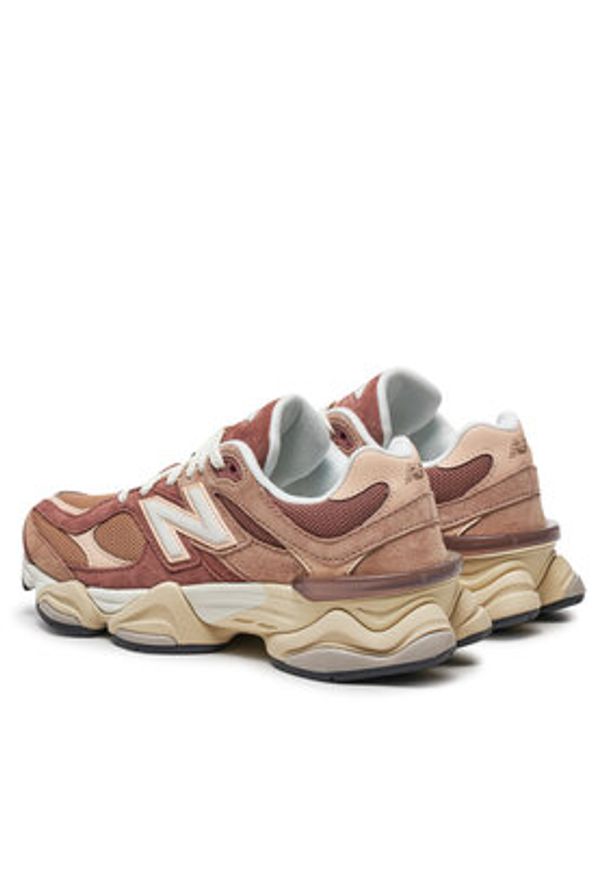 New Balance Sneakersy 9060 V1 U9060EEH Beżowy. Kolor: beżowy. Materiał: zamsz, skóra