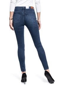 Wrangler - SPODNIE DAMSKIE WRANGLER HIGH RISE SKINNY SOLAR BLUE W27HJC11J 112128087 #4