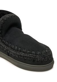 Mou Śniegowce Eskimo Sneaker Big Metal Logo FW111008A Czarny. Kolor: czarny. Materiał: skóra #2