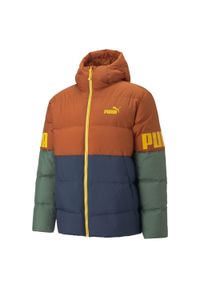 Kurtka Puma Power Down Puffer, Mężczyźni. Kolor: wielokolorowy. Materiał: materiał, poliester #1