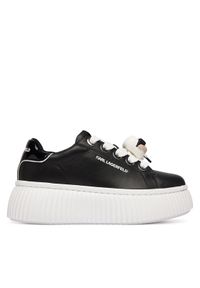 Karl Lagerfeld - KARL LAGERFELD Sneakersy Kreeper Lo KL42336T Czarny. Kolor: czarny. Materiał: skóra #1