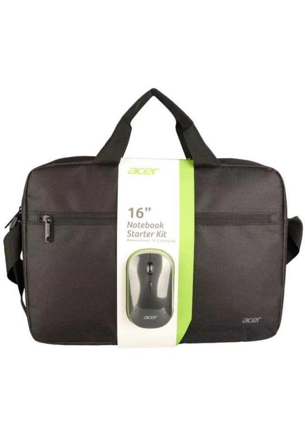 ACER - Torba Acer GP.ACC11.03V torba na laptop 40,6 cm (16") Aktówka Czarny. Kolor: czarny