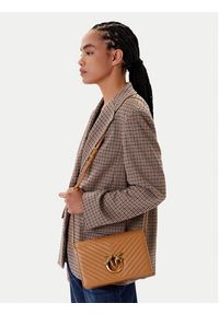 Pinko - PINKO Torebka Love Click Classic PE 25 PLTT 100063 A0GK Brązowy. Kolor: brązowy. Materiał: skórzane #5