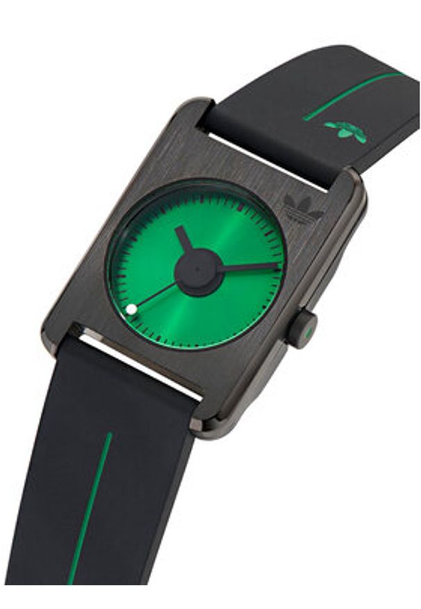 Adidas - adidas Zegarek Retro Pop AOST24546 Czarny. Kolor: czarny. Styl: retro