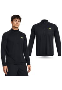Under Armour - Bluza funkcyjna męska UNDER ARMOUR UA Tech 1328495 szybkoschnąca. Kolor: czarny #1