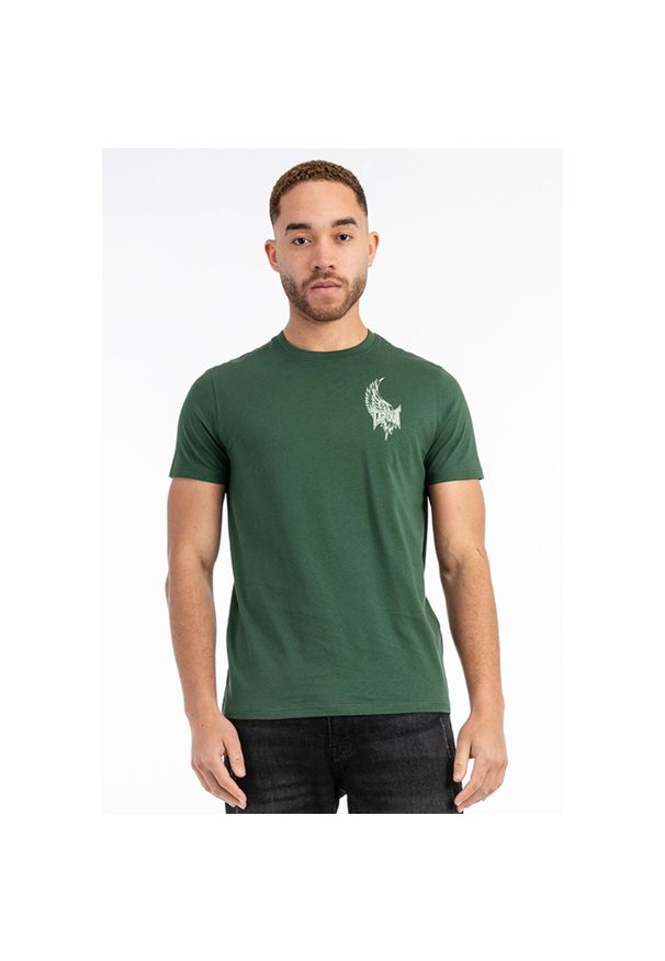 TAPOUT - T-shirt regularny Tapout Mask. Kolor: zielony