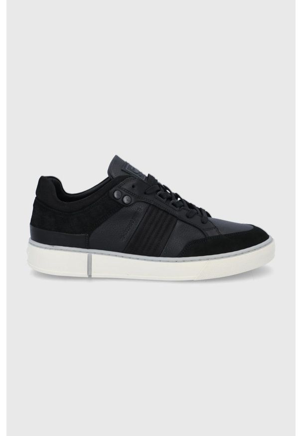 G-Star RAW - G-Star Raw Buty kolor czarny. Nosek buta: okrągły. Zapięcie: sznurówki. Kolor: czarny. Materiał: guma, skóra