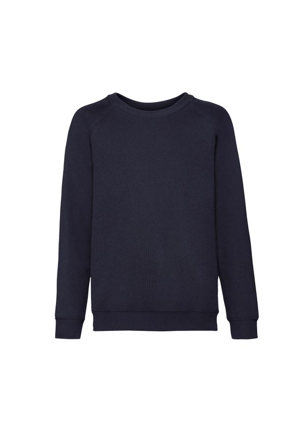 FRUIT OF THE LOOM - Bluza Dziecięca Classic Raglan. Kolor: niebieski. Długość rękawa: raglanowy rękaw