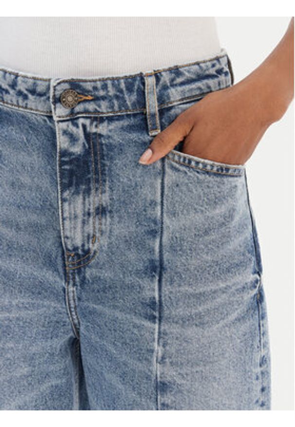 Guess Jeans Jeansy W6RA1H D5M4M Niebieski Wide Leg. Kolor: niebieski
