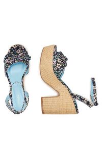 DeeZee Espadryle RT2206125 Czarny. Kolor: czarny. Materiał: materiał #3