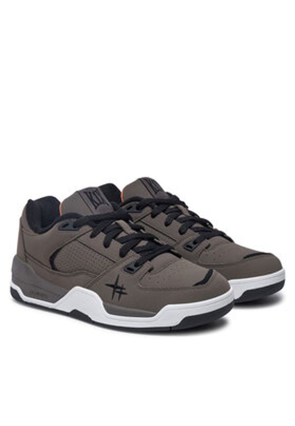 K1X Sneakersy Glide Gk 10840062 Brązowy. Kolor: brązowy. Materiał: nubuk, skóra