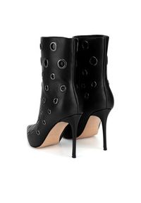 Eva Minge Botki ANWAR-SL9596-203 Czarny. Kolor: czarny. Materiał: skóra #4