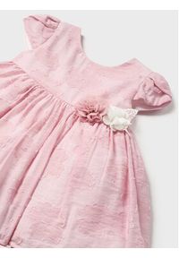 Mayoral Sukienka elegancka 1901 Różowy Regular Fit. Kolor: różowy. Materiał: wiskoza. Styl: elegancki #3