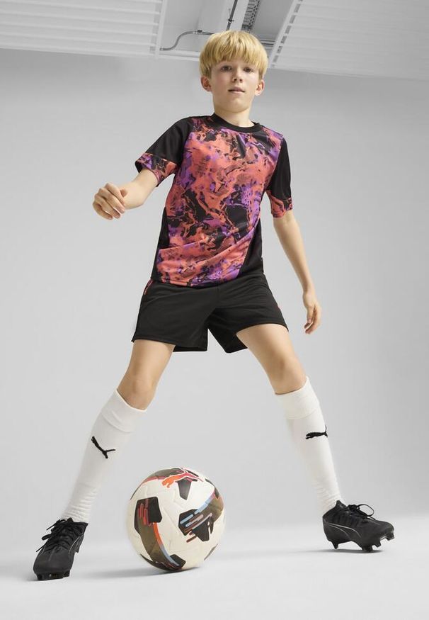 Puma - Młodzieżowe szorty piłkarskie IndividualCUP PUMA Black. Kolor: czarny. Sport: piłka nożna