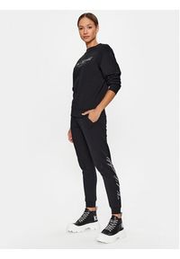 Karl Lagerfeld - KARL LAGERFELD Spodnie dresowe 231W1050 Czarny Regular Fit. Kolor: czarny. Materiał: bawełna, dresówka #3
