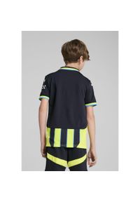 Puma - Młodzieżowa koszulka wyjazdowa Manchester City 24/25 PUMA. Kolor: żółty, wielokolorowy, niebieski