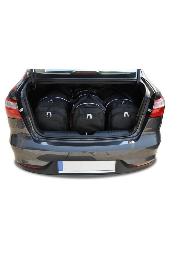 KJUST - Torby Do Bagażnika Kia Rio Limousine 2012-2016 4Szt Kjust. Kolor: czarny. Styl: sportowy