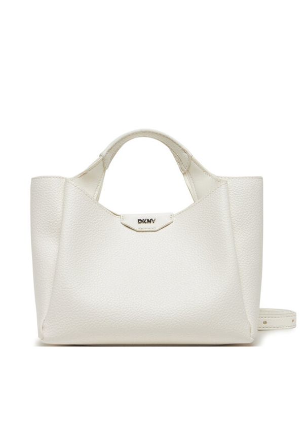 DKNY Torebka R51DYJ07 Szary. Kolor: szary. Materiał: skórzane