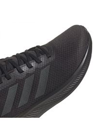 Adidas - Buty do biegania adidas Runfalcon 3.0 M HP7554 czarne. Zapięcie: sznurówki. Kolor: czarny. Materiał: materiał, syntetyk. Szerokość cholewki: normalna #2
