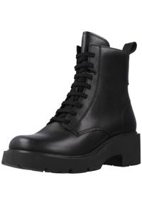Camper - CAMPER MILAH Czarny. Kolor: czarny. Materiał: tkanina, skóra. Styl: sportowy