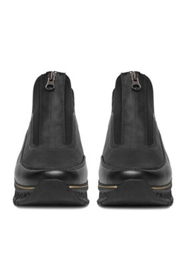 Rieker Półbuty 48053-00 Czarny. Kolor: czarny. Materiał: syntetyk, materiał