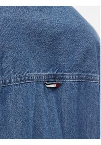 Tommy Jeans Koszula jeansowa DW0DW16422 Niebieski Relaxed Fit. Kolor: niebieski. Materiał: bawełna